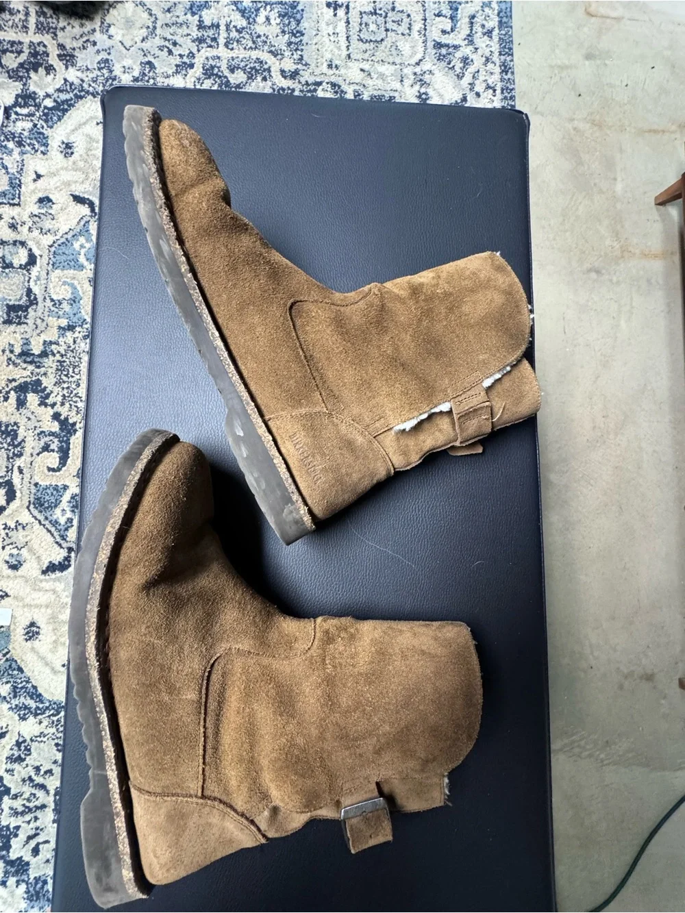 Birkenstock suede exterior